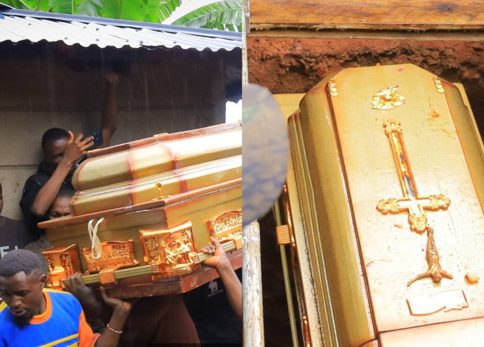 Mourners carrying Van Quiz's casket. PHOTOS/https://www.facebook.com/william.omache.1
