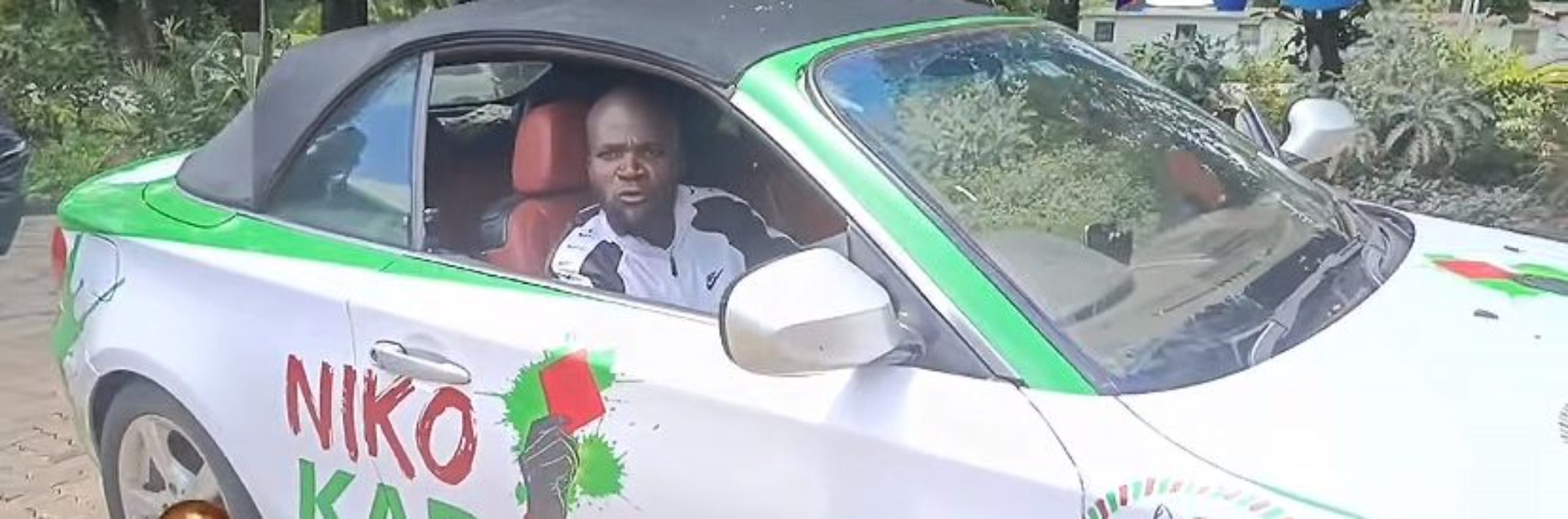 Nuru Okanga unveils plans to campaign for MCA using Gachagua’s viral Mercedes convertible