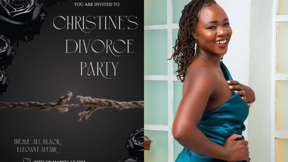 Kitt Kiarie’s sister throws divorce party