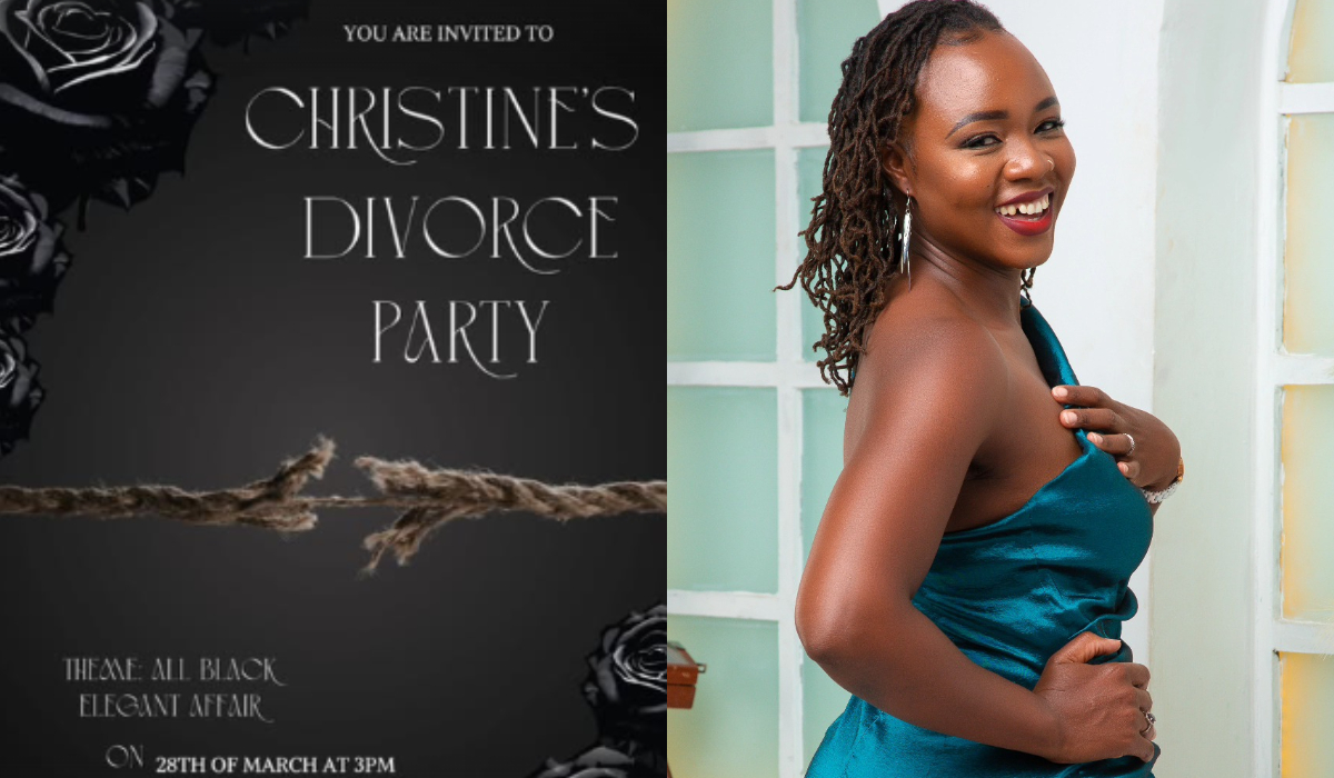Kitt Kiarie’s sister throws divorce party