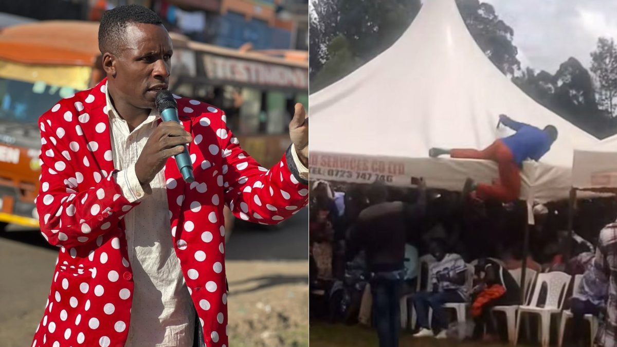 A collage of Embarambamba performing at different events. PHOTO/@embarambamba/Instagram/Screengrabs by K24 Digital of Facebook video by https://www.facebook.com/Evans.mathay