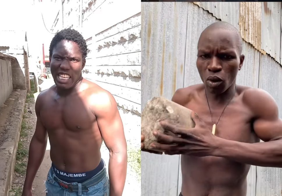 A collage of Boxers Majembe and Mbavu Destroyer. PHOTO/@majembe-ke/@mbavu.254/Instagram