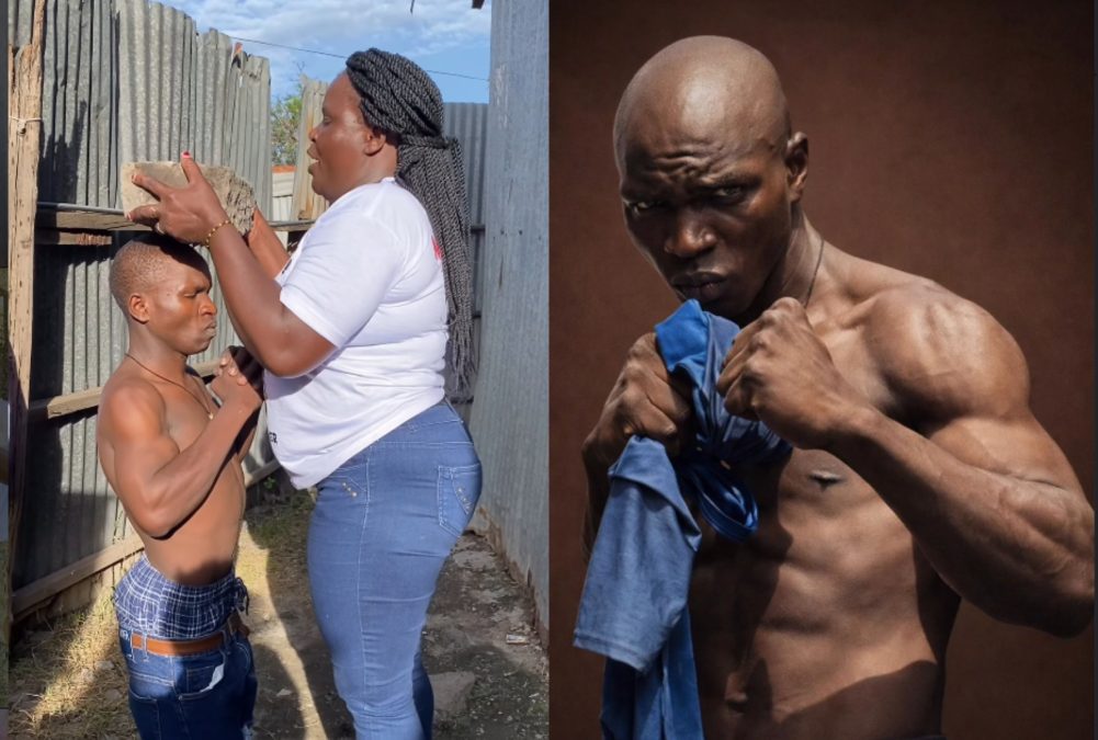 Mbavu Destroyer’s mother prays for him ahead of Majembe showdown. PHOTO/@mbavu.254/Instagram