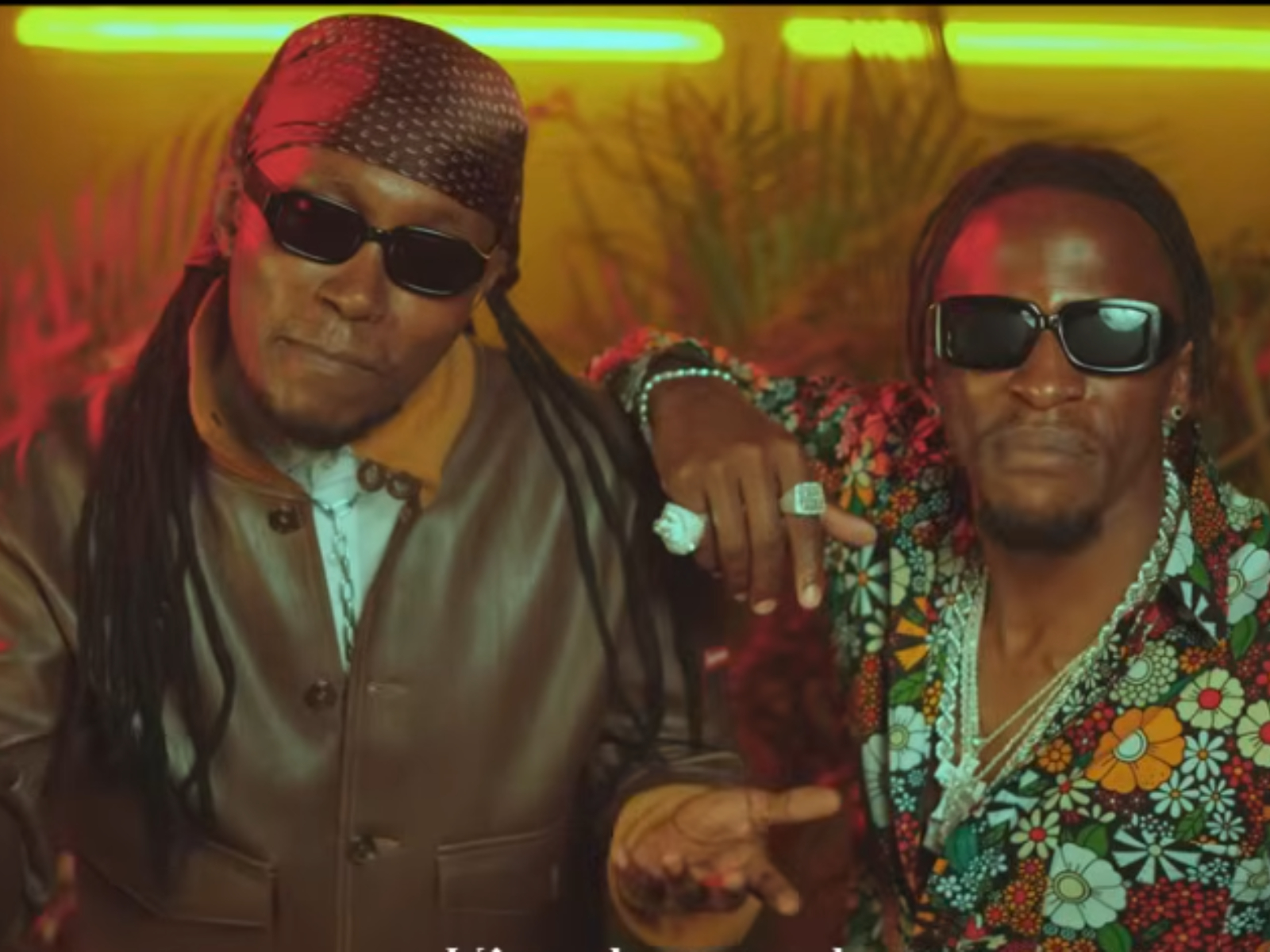 Iyanii and Bensoul singing their hit song. PHOTO/@Iyanii/YouTube