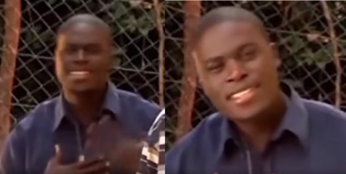 Johnson Sakaja rapping in a past music video. PHOTO/screengrab by K24 Digital from a video posted by https://www.facebook.com/watch/?v=349628217244509