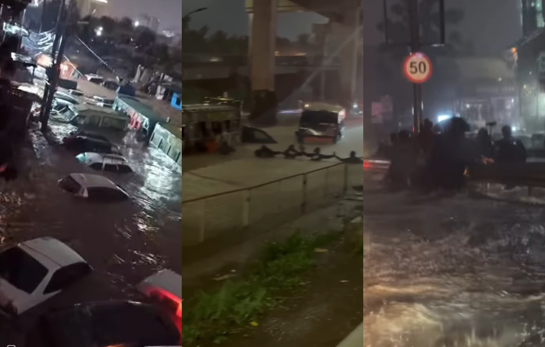 Flooded Nairobi roads