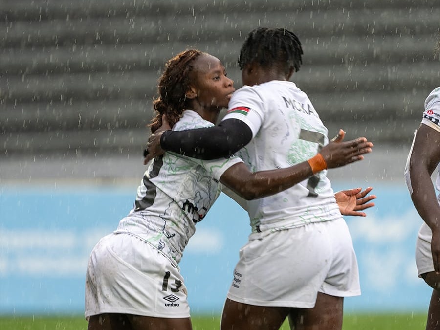 Kenya’s Lionesses in action during their opening matches at the HSBC SVNS 2 on March 21, 2026. PHOTO/@OfficialKRU/X