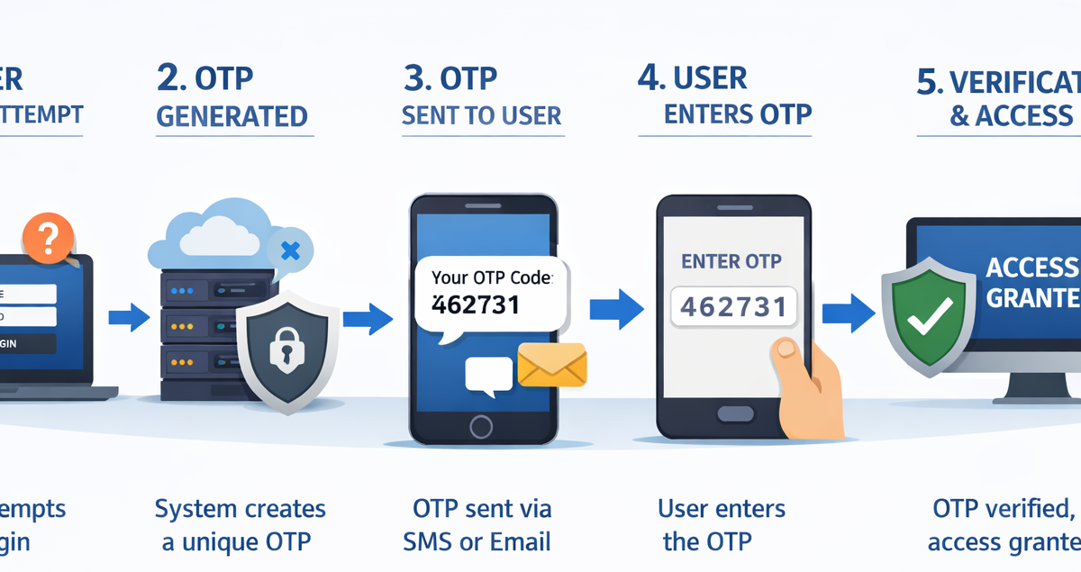 A well-designed graphic of how OTP works. PHOTO/ChatGPT/David Nthua