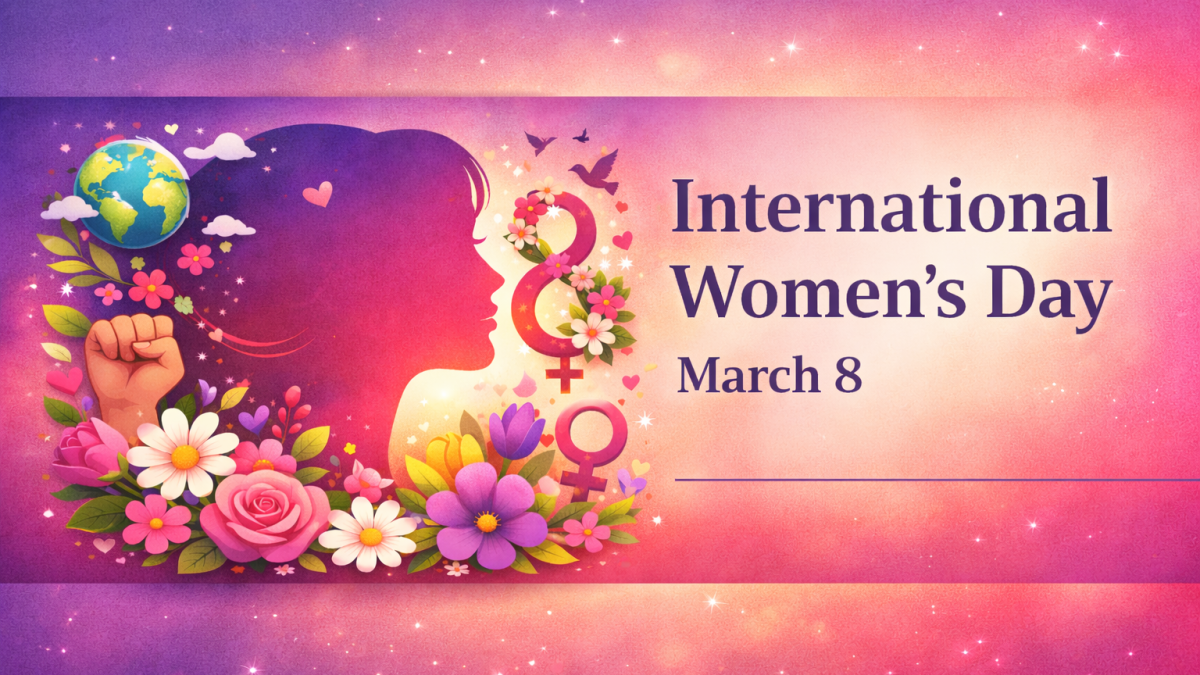 International Women's Day graphic. Image used for illustration purposes. PHOTO/AI