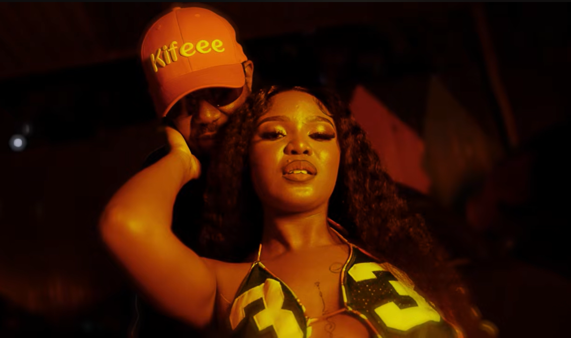 Andrew Kibe and Dyana Cods in calipso music video. PHOTO/screengrab by K24 Digital/@dyanacods/YouTube