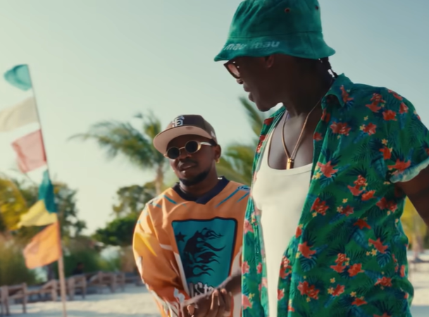 Nameless and Marioo in the new Nasinzia music video. PHOTO/Screengrab by K24 Digital