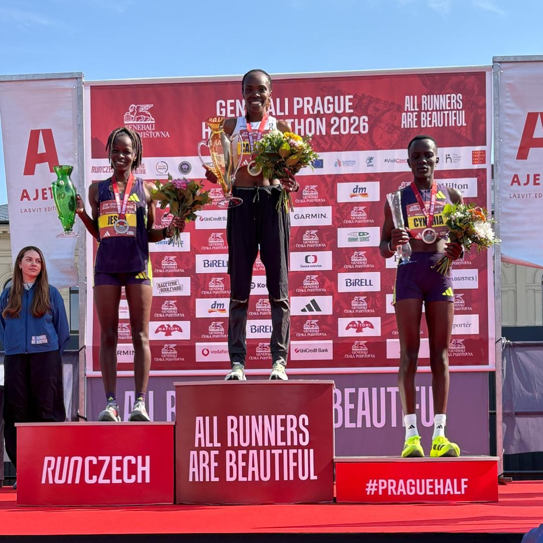 Team Kenya dominates Prague Half Marathon with 5 on podium