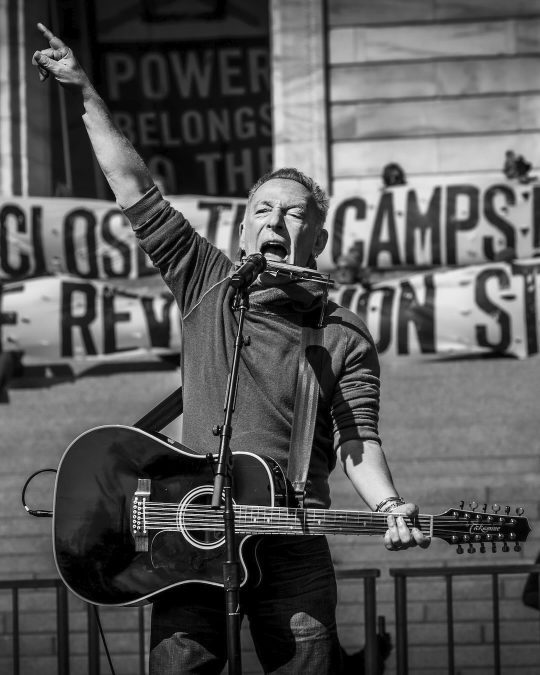 American singer Bruce Springsteen