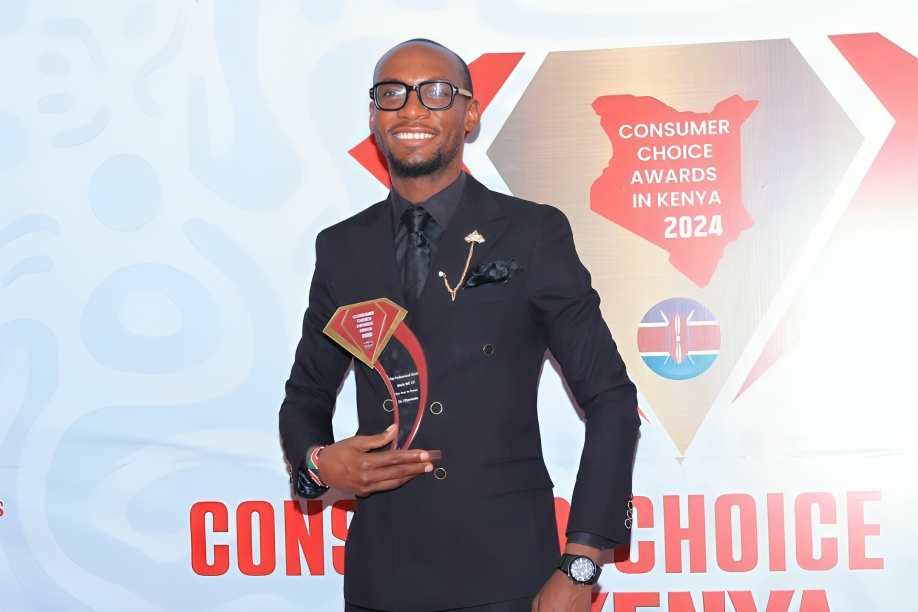 Renowned media personality Dr Ofweneke after winning the Most Professional Male Event MC of the Year at the Consumer Choice Awards 2026. PHOTO/ https://www.instagram.com/drofweneke/