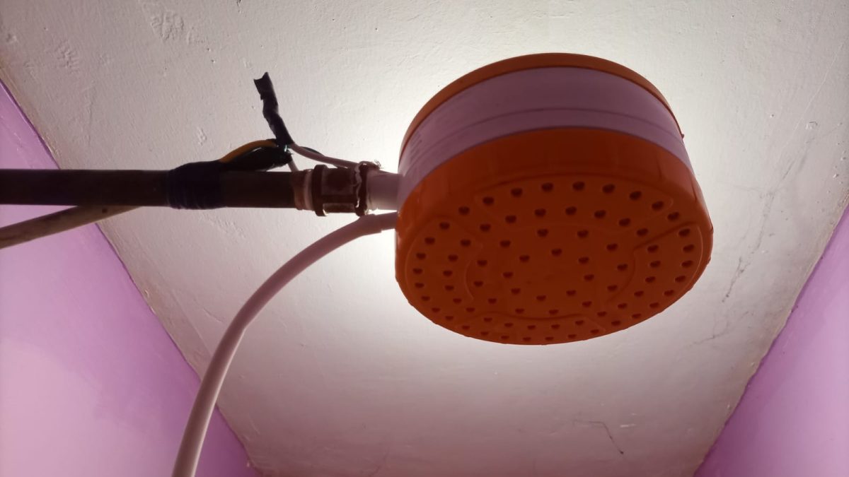 A widershot of an instant shower head. PHOTO/David Nthua
