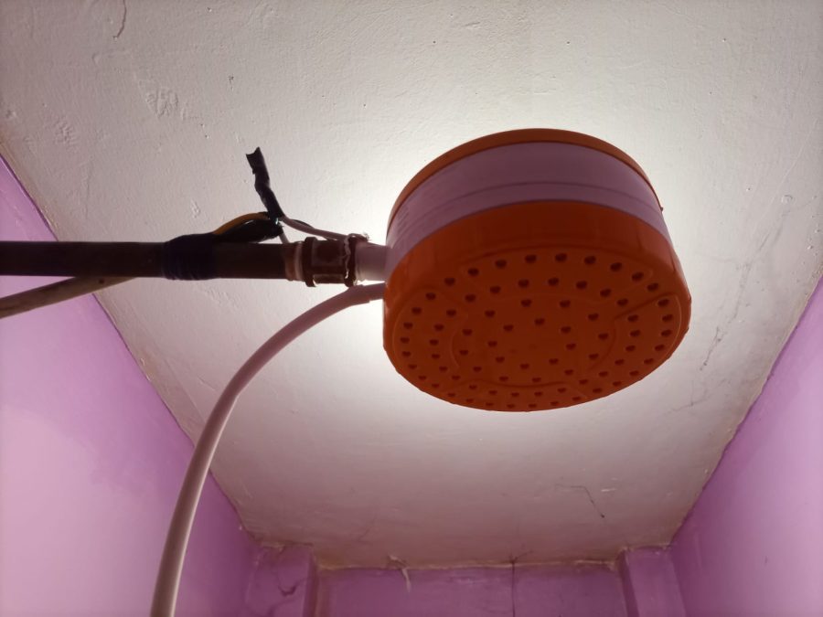 A widershot of an instant shower head. PHOTO/David Nthua
