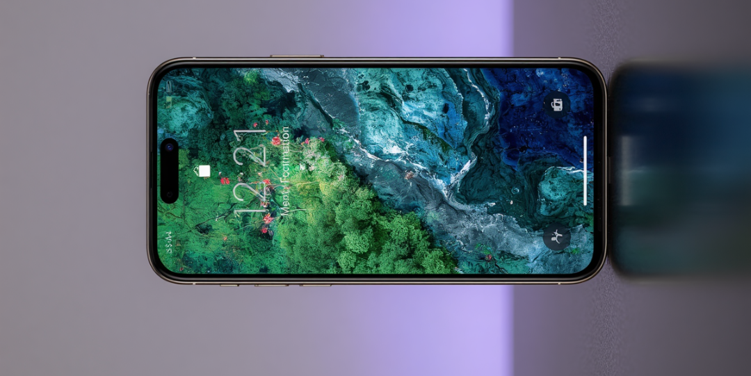 A smartphone with a new screen. PHOTO/Photo generated by AI