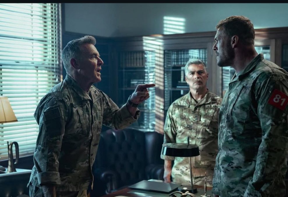 One of the scenes in War Machine. PHOTO/@alanritchson/Instagram