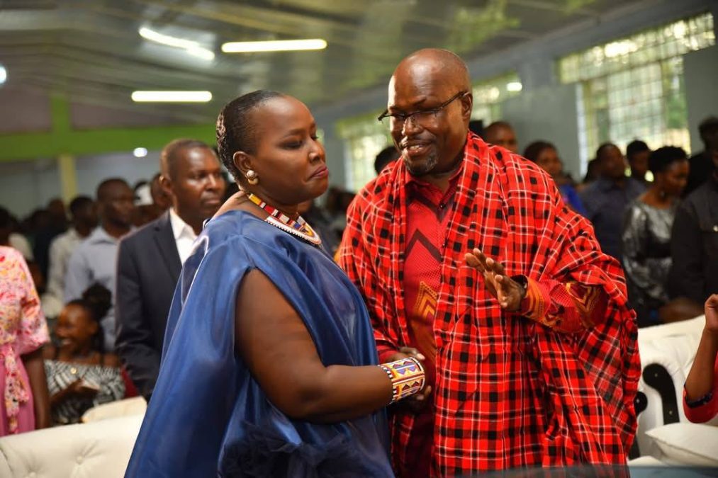 Emmy Kosgei and the late MP Ng'eno during a past event. PHOTO/https://www.facebook.com/emmy.kosgei.58