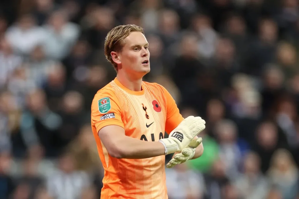 Antonin Kinsky during a past footbll match. PHOTO/https://web.facebook.com/TottenhamHotspur