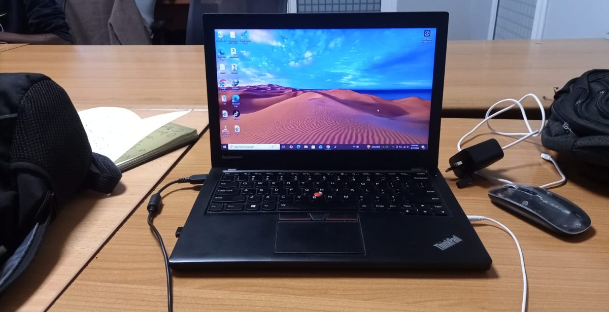 A Lenovo X240 generation 4 core i5 running on microsoft windows 10, 2023 edition. PHOTO/David Nthua