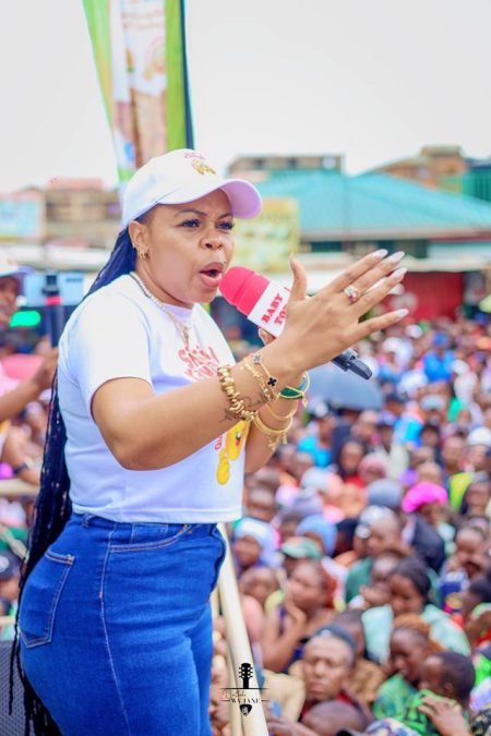 Muthoni Babytop during a past event. PHOTO/https://www.facebook.com/BabieTops