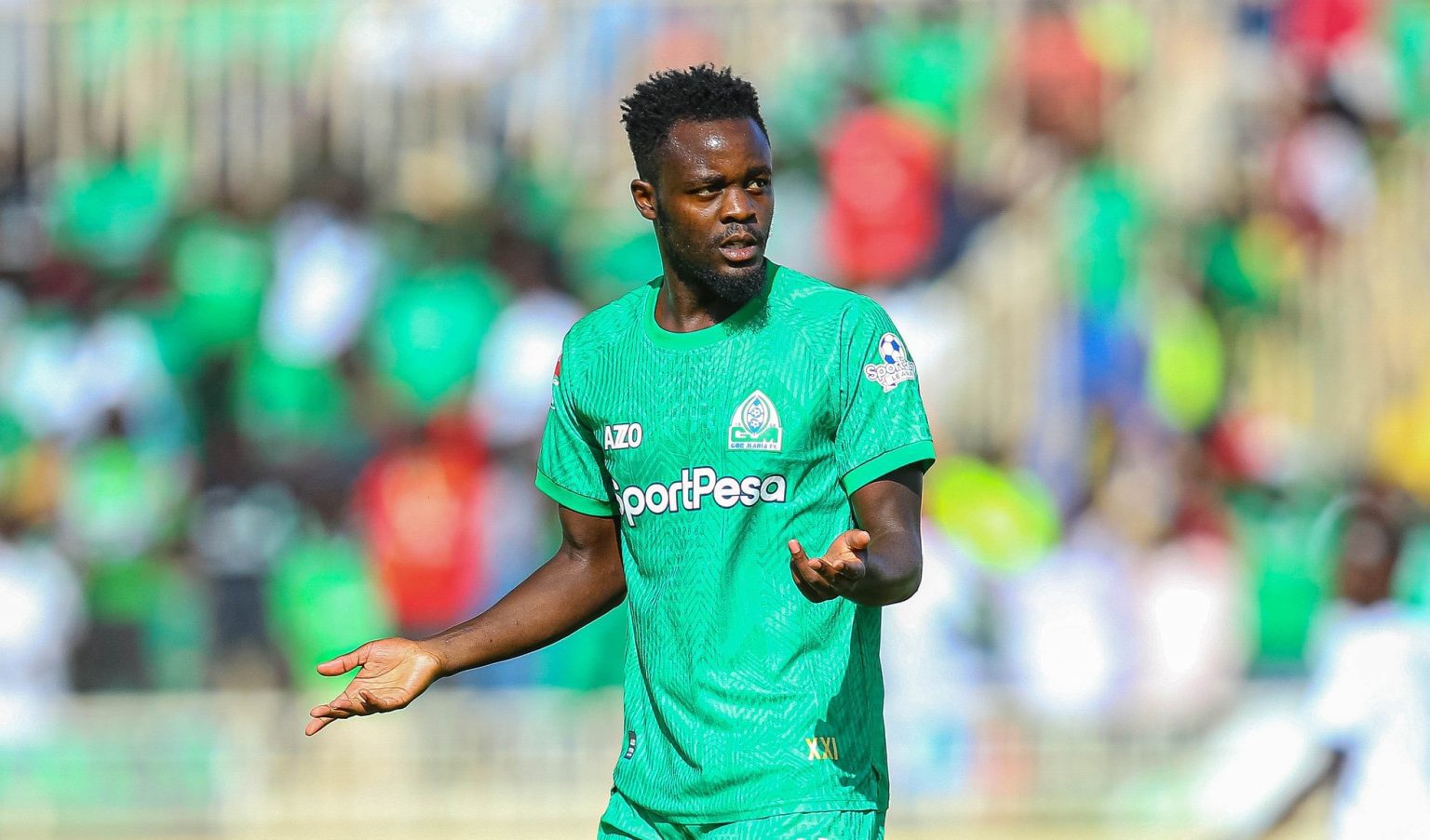 Gor Mahia ace throws shade at fan over missing scoring chances