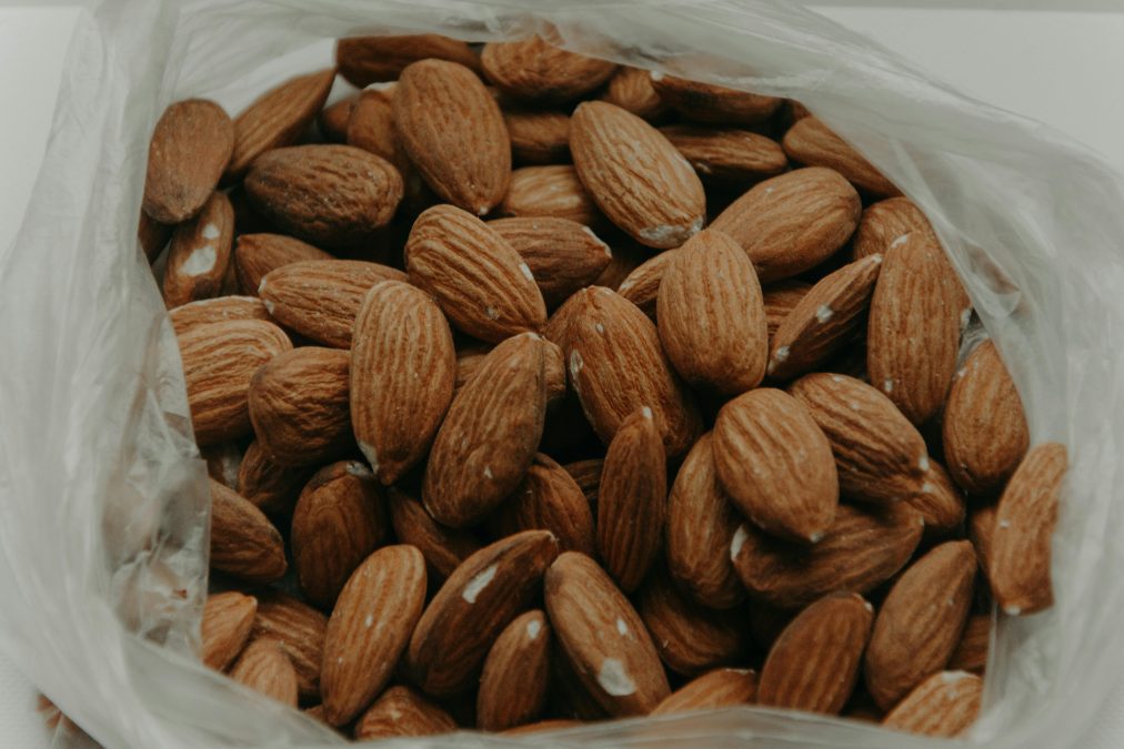 Almonds in a sack. PHOTO/Pexels
