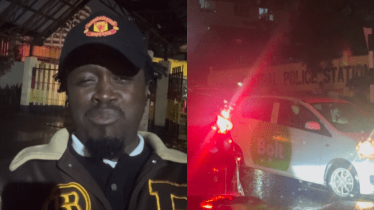 Bahati forced to leave car at police station after getting stranded in traffic