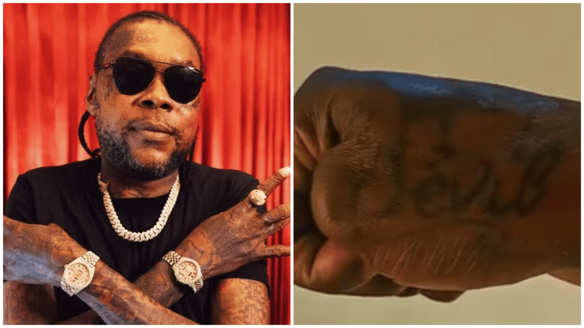 Vybz Kartel shares spiritual message after erasing ‘Devil’ tattoo