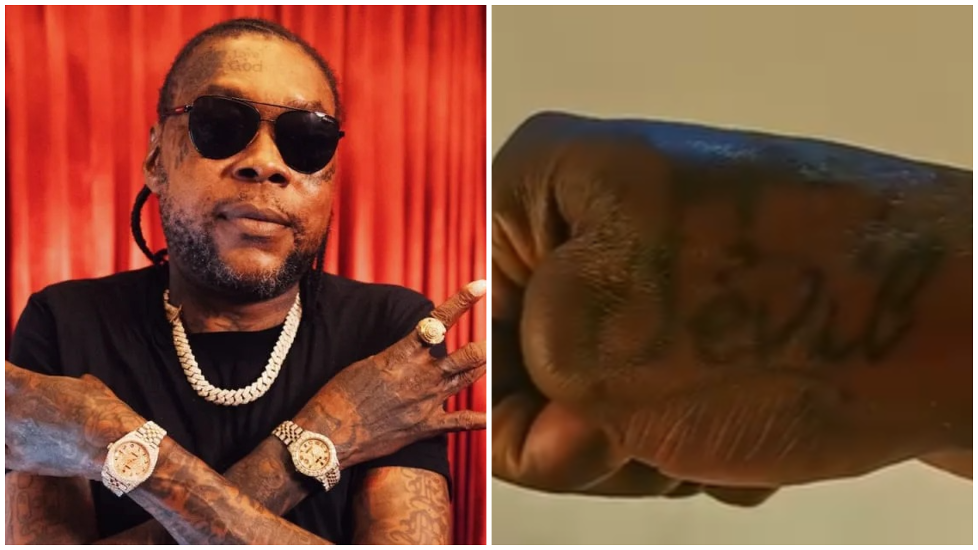 Vybz Kartel shares spiritual message after erasing ‘Devil’ tattoo