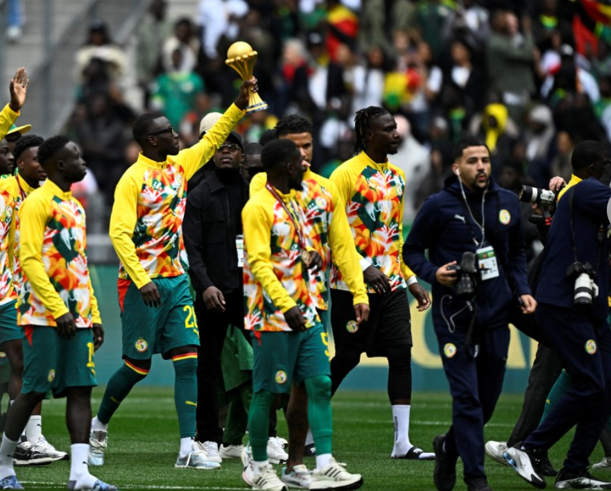 Senegal parade AFCON trophy in Paris amid stripping controversy