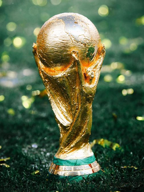 FIFA World Cup trophy. PHOTO/https://www.facebook.com/fifaworldcup