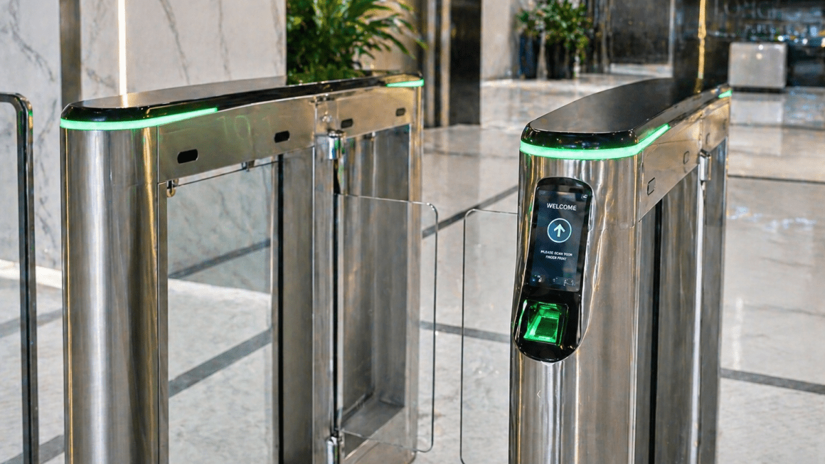 How smart biometric gates keep intruders out