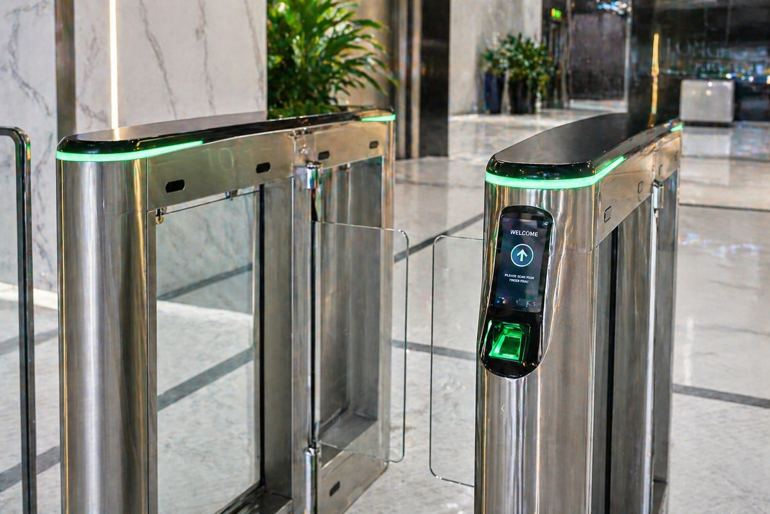How smart biometric gates keep intruders out