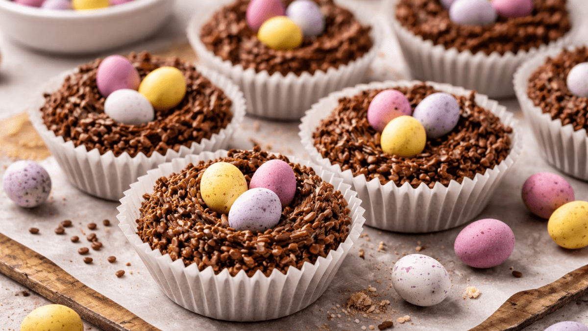 How to make Easter chocolate nests – recipe
