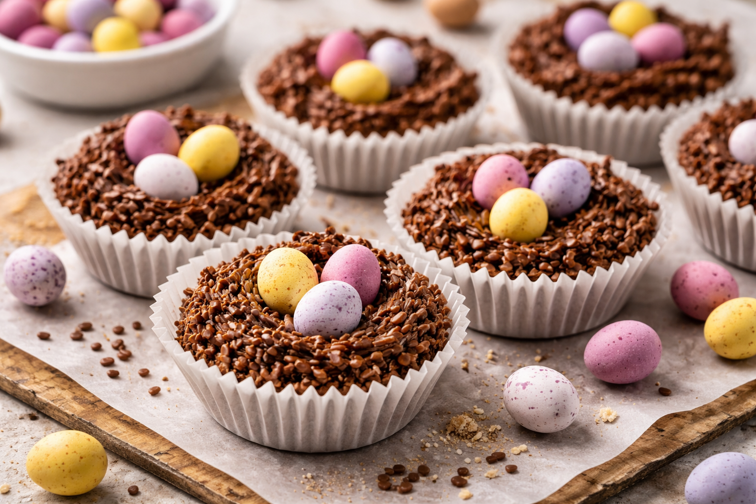 How to make Easter chocolate nests – recipe