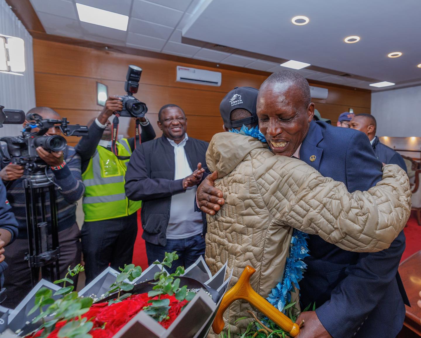 ‘He will take us abroad’ – Sabastian Sawe’s parents overjoyed as marathon hero jets back