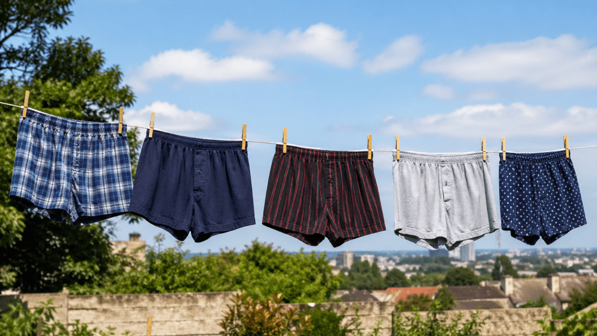 Why airing boxers outside might be every man’s best hygiene tool
