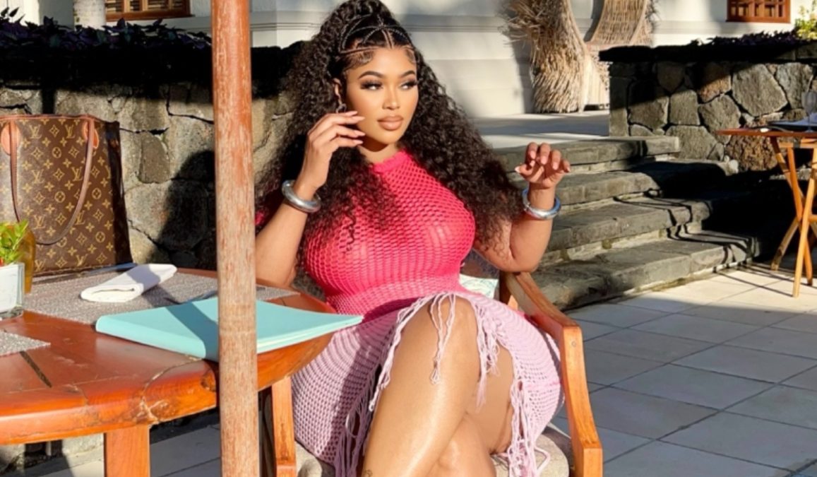 Vera Sidika pictured during her Mauritius vacation. PHOTO/@queenveebosset/Instagram