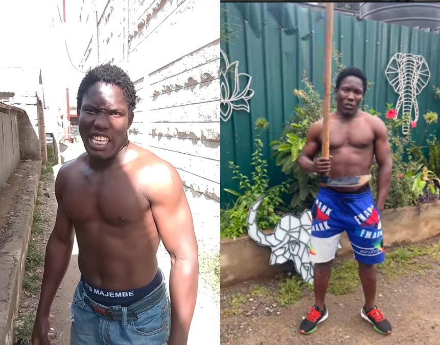 Boxer Protifas Odipo, widely known as Majembe. PHOTO/@majembe-ke/Instagram