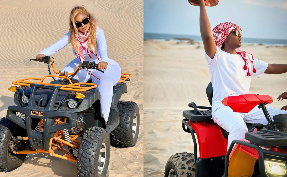 A collage of Vera Sidika and Tipsy Gee. PHOTOS/@queenveebosset/ @tipsygee_/ Instagram