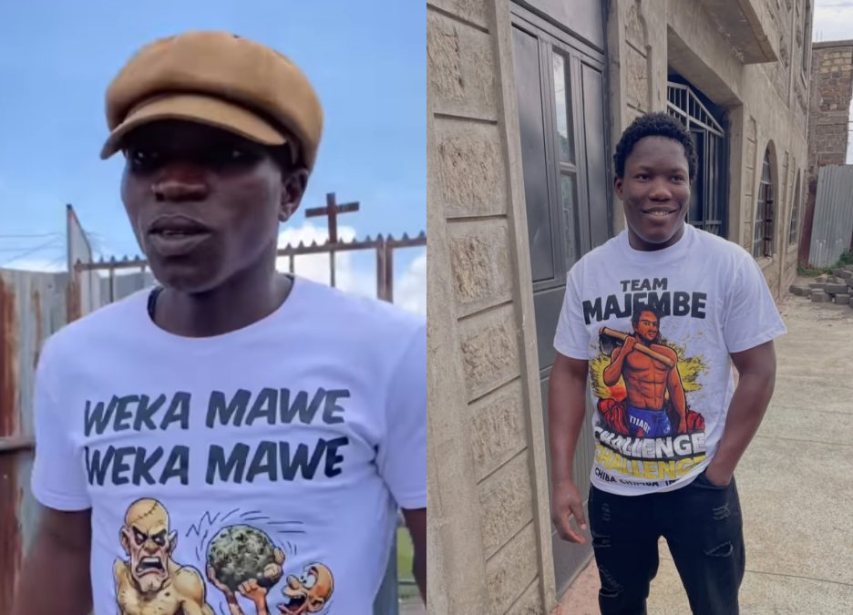 A collage of Boxers Majembe and Mbavu Destroyer. PHOTO/@majembe-ke/@mbavu.254/Instagram