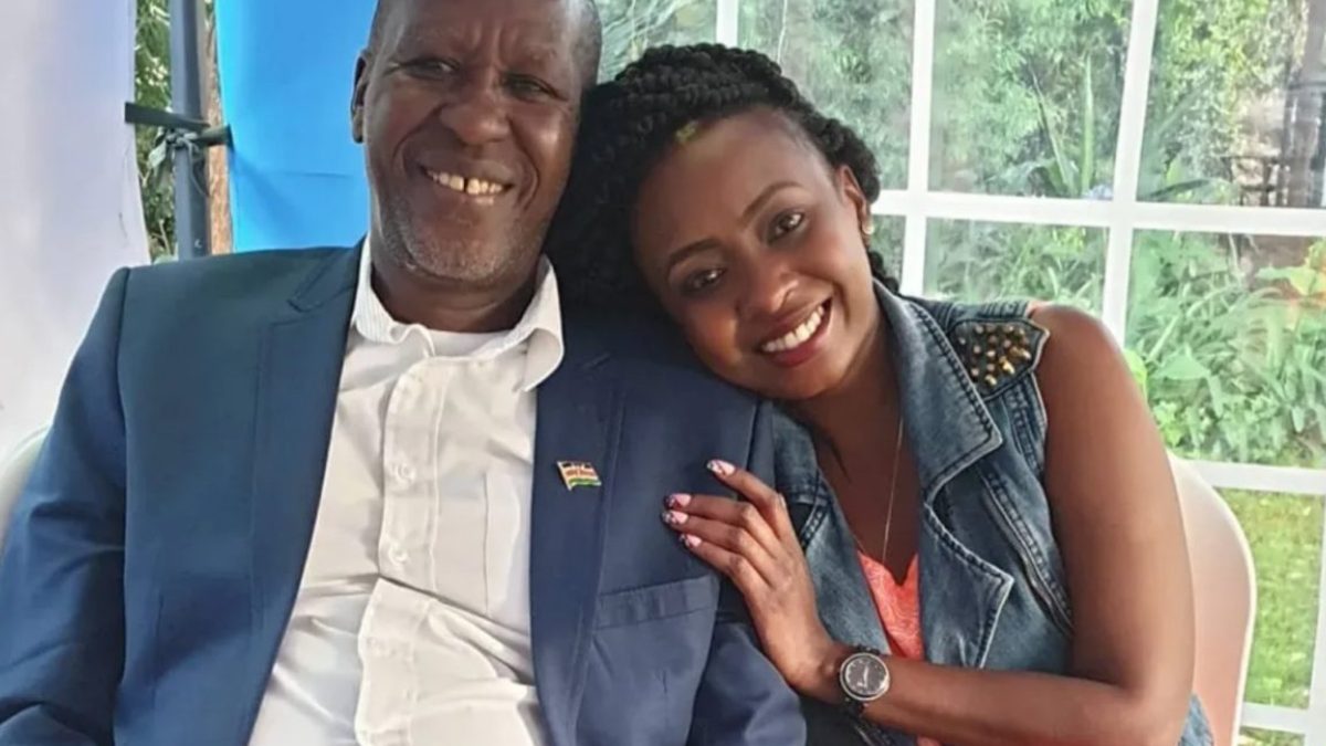 Jacque Maribe with her late father Mwangi Maribe. PHOTO/@jacquemaribe/Instagram