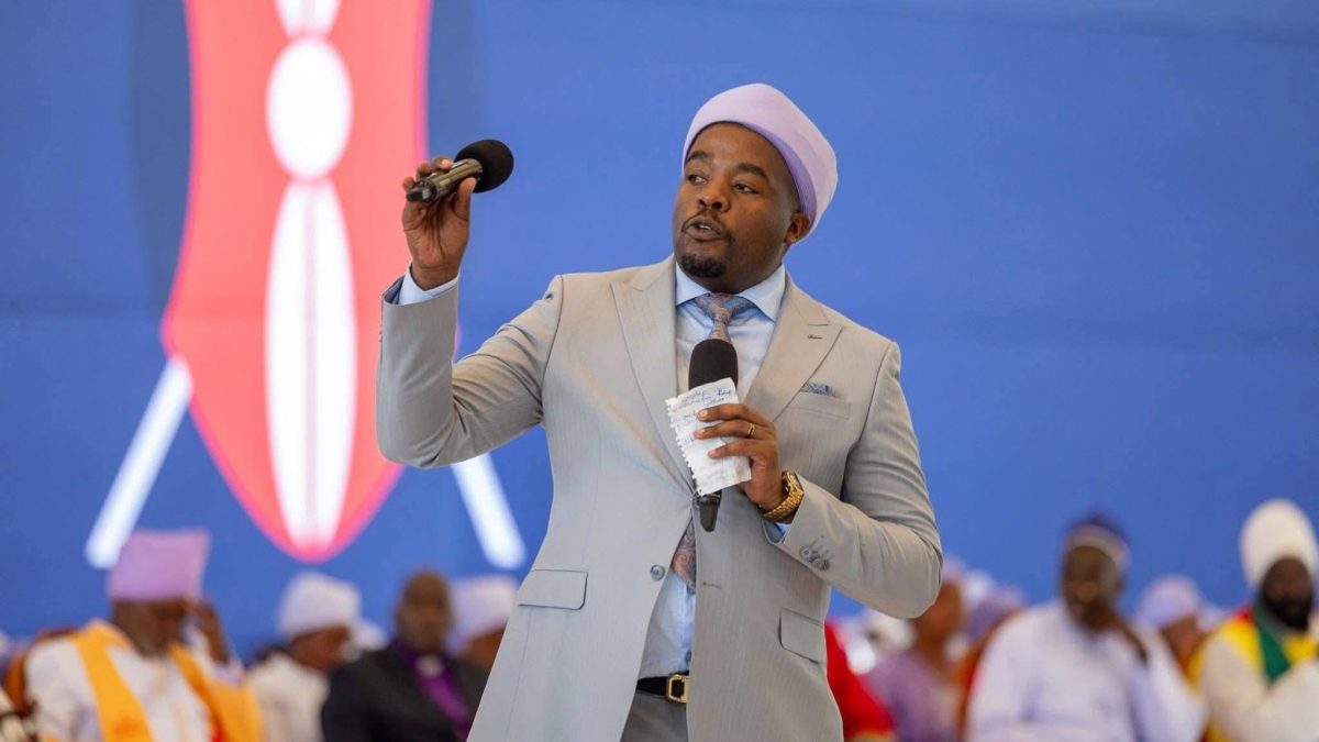 Karangu Muraya during Akorino event at State House on April 12,2026. PHOTO/ https://www.facebook.com/KaranguMurayaMc