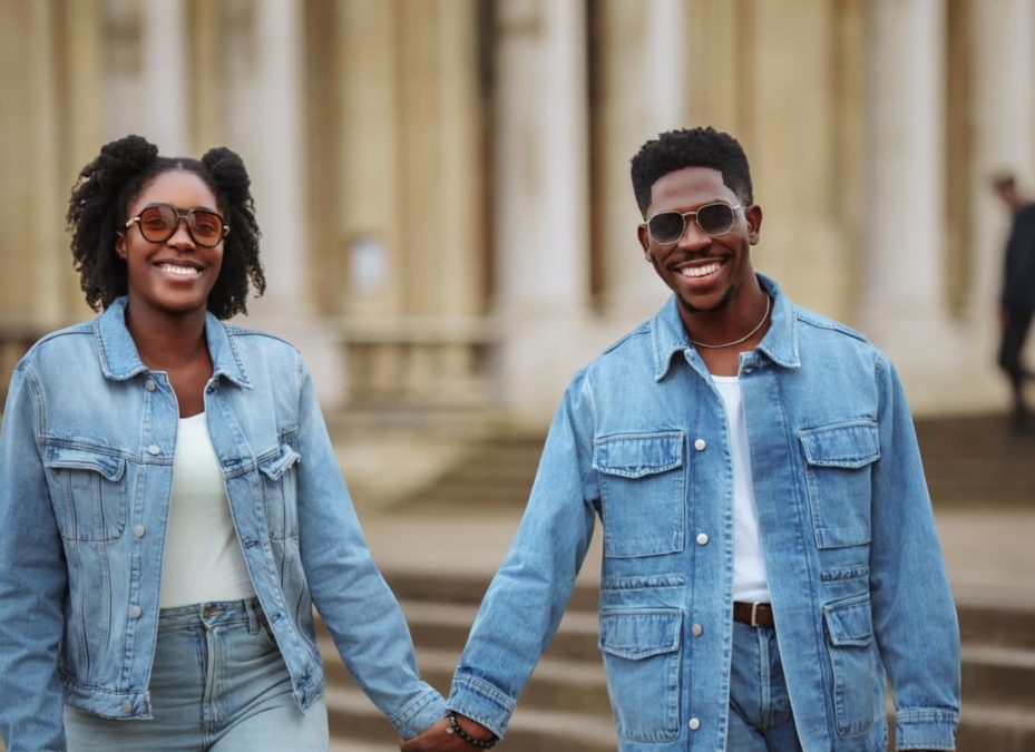 Nigerian gospel singer Moses Bliss with his wife Marie Wiseborn 