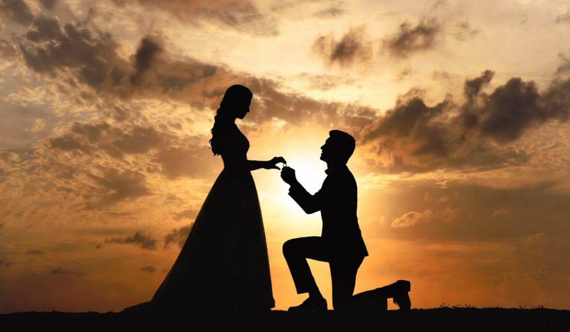 A man proposing to his partner. PHOTO/AI
