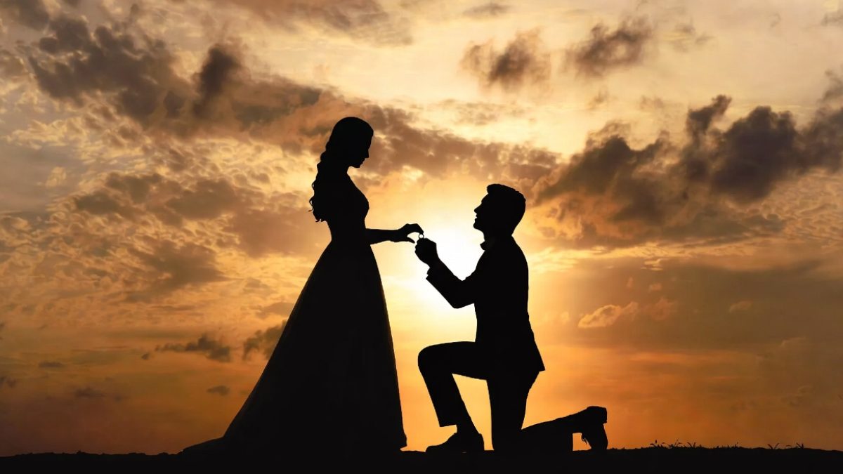 A man proposing to his partner. PHOTO/AI