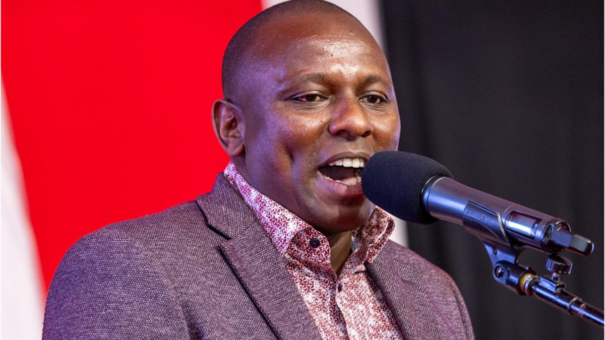 Kikuyu MP Kimani Ichung’wah speaking at a past event. PHOTO/@KIMANIICHUNGWAH/X