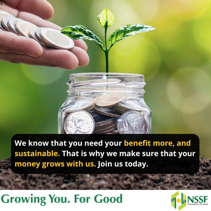 NSSF advocating for savings. PHOTO/@NSSF_ke/X